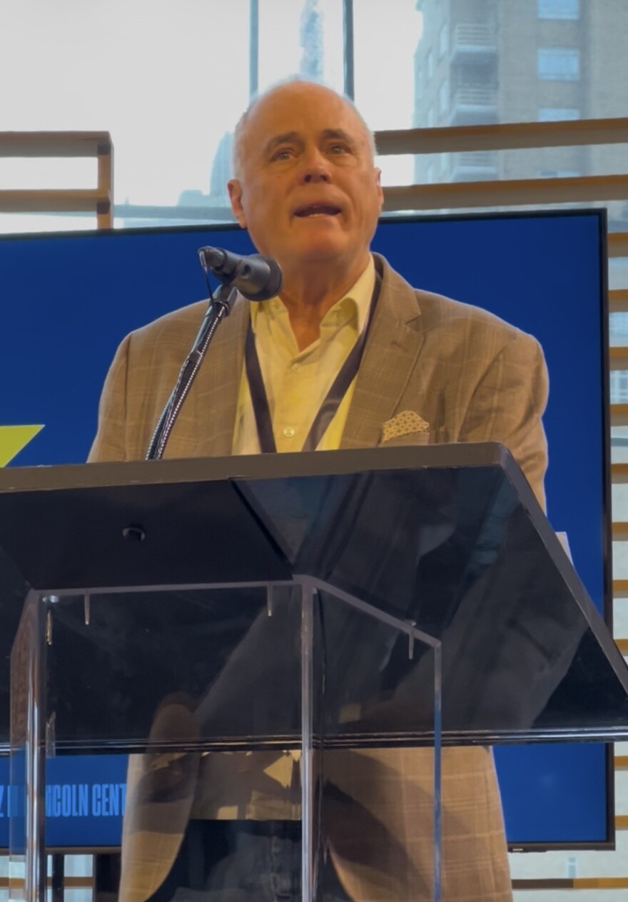 Lee Mergner received the Bruce Lundvall Visionary Award at the 2026 Jazz Congress