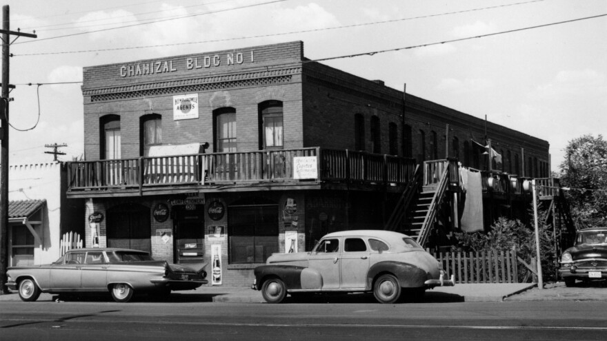 A building in Chamizal that once housed Salazar Confectionery and 20 apartments was destroyed after the Chamizal Settlement in 1964.