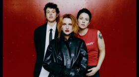 (L-R) Naomi McPherson, Katie Gavin and Josette Maskin make up the indie pop band MUNA. (Courtesy of Dean Bradshaw)