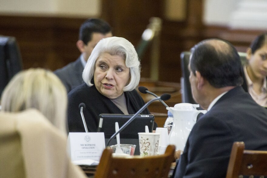 'In the Texas Senate, really, we have friendships across party lines,' says state Sen. Judith Zaffirini. 'Austin, Texas, is really not like Washington, D.C. We vote across party lines, with the exception of redistricting and some of the most controversial bills.'