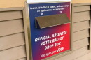 A ballot drop box in Kearney Township, Michigan. Voters in Antrim County and a number of other communities haven't gotten their ballots after officials missed a state deadline. (Photo: Hayley Harding / Votebeat)