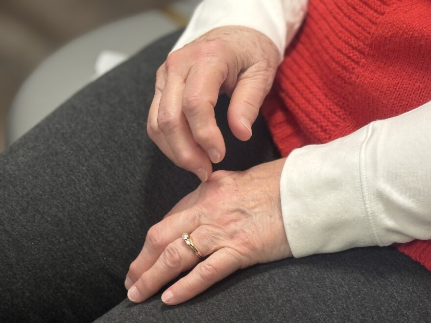 Carol Boyer has had multiple carpal tunnel surgeries on her right hand. A biopsy tested positive for amyloids.