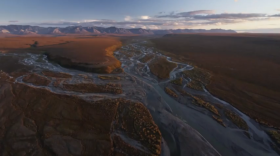 A still from the ANWR video released by the White House. (Image courtesy YouTube)