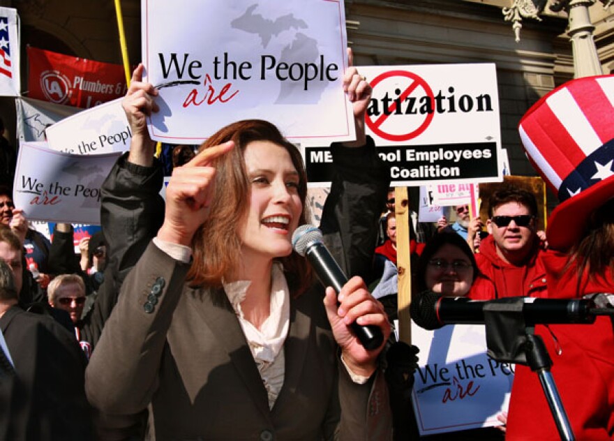 Senate Minority Leader Gretchen Whitmer