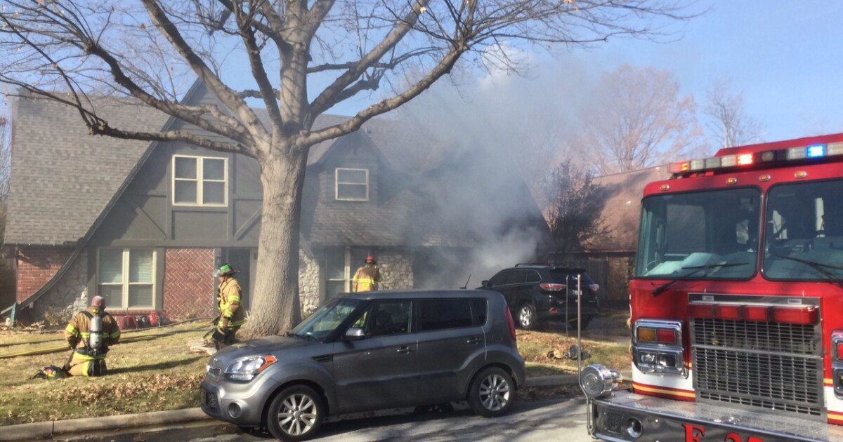 Fire Heavily Damages South Tulsa Home