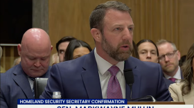 New DHS Sec. Markwayne Mullin testifies before the Senate.