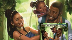 Teferi, Hero of Dominaria from the new Black Is Magic card set. (Courtesy)