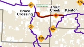 snowmobile trail map