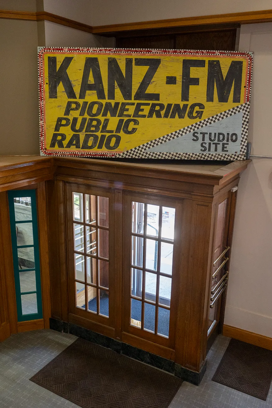 The Garden City studio of KANZ-FM, is full of well-preserved artifacts collected since the station’s establishment in 1977.