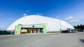 An average of 1,000 people use the 180,000-square-foot facility daily, according to the Dome. Photo taken outside the Dome facility Aug. 7, 2026.