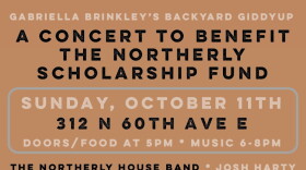 Poster for "A Concert to Benefit the Northerly Scholarship Fund"