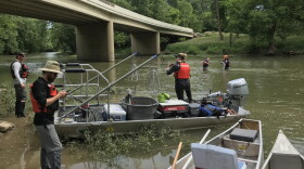An ORSANCO crew collects physical, chemical and biological data in the Ohio River basin.