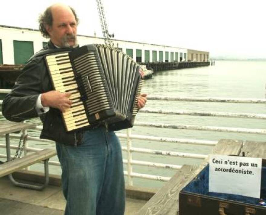 Joshua Raoul Brody, of the band Tango Number 9, plays live piano to match each singer’s style.