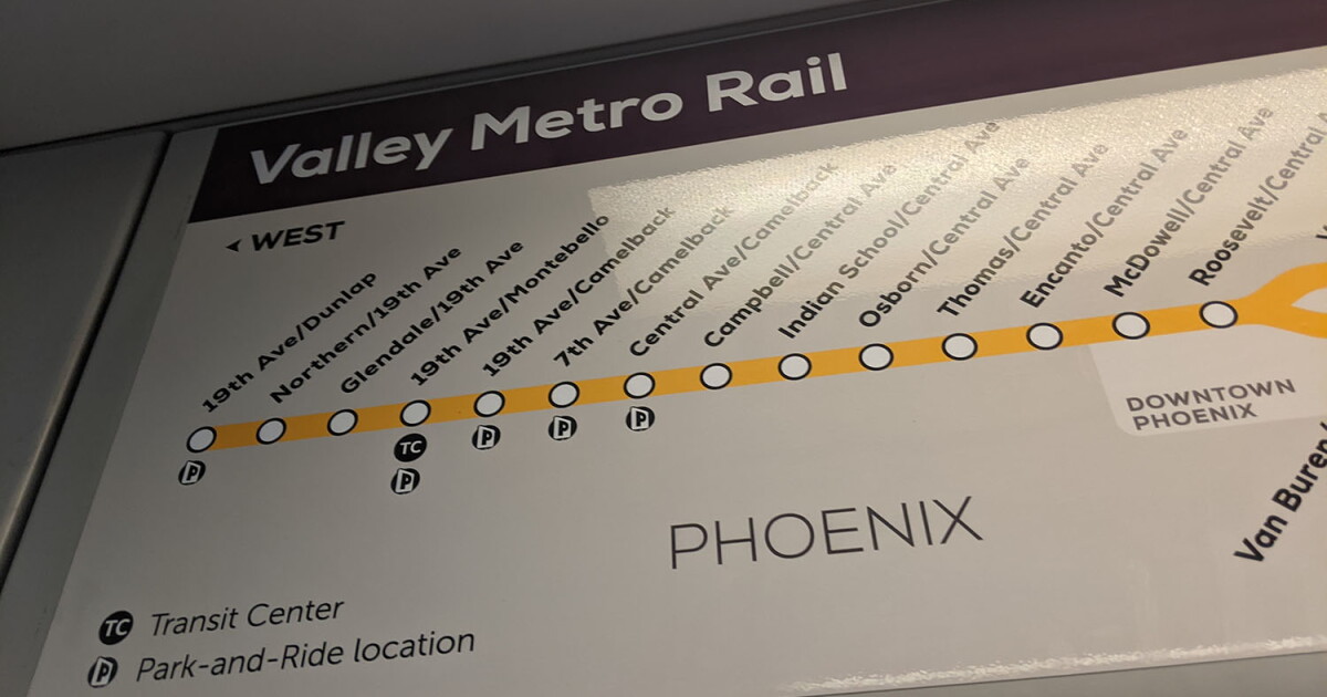 1 dead after pickup truck hits and derails Valley Metro light rail ...