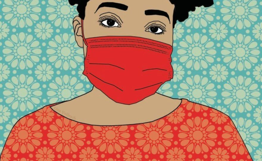 A submission to Amplifier titled "Mask Up."