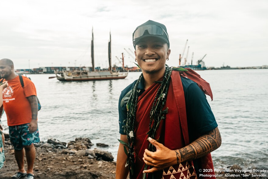 Jonathan Salvador is one of the photographers for Hōkūleʻa's Moananuiākea voyage. 