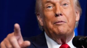 President Donald Trump speaks during a news conference with Israel's Prime Minister Benjamin Netanyahu at Mar-a-Lago, Monday, Dec. 29, 2025, in Palm Beach, Fla.