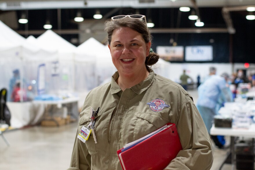 Lindsey Allison was Remote Area Medical's clinic coordinator for this past weekend at Augusta Expo. The nonprofit organization provides free medical care at pop-up clinics all over the country.