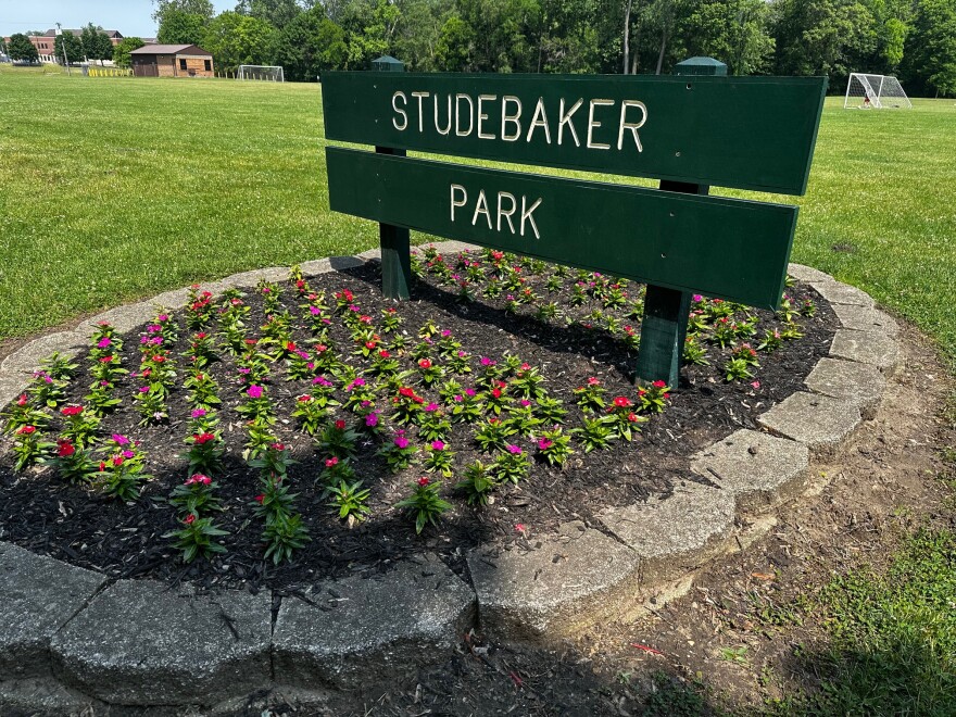 Studebaker Park is located on McDonald Street, east of downtown Elkhart.
