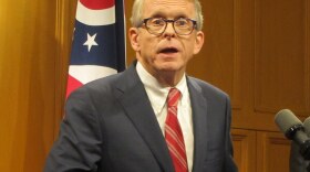 Gov.-elect Mike DeWine speaks at an event announcing some of his cabinet members in November. 