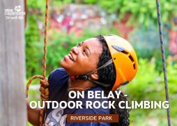 Graphics for Community Calendars - Aug Rock Climbing