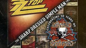 Tour poster touting 50 years of Lynyrd Skynyrd.