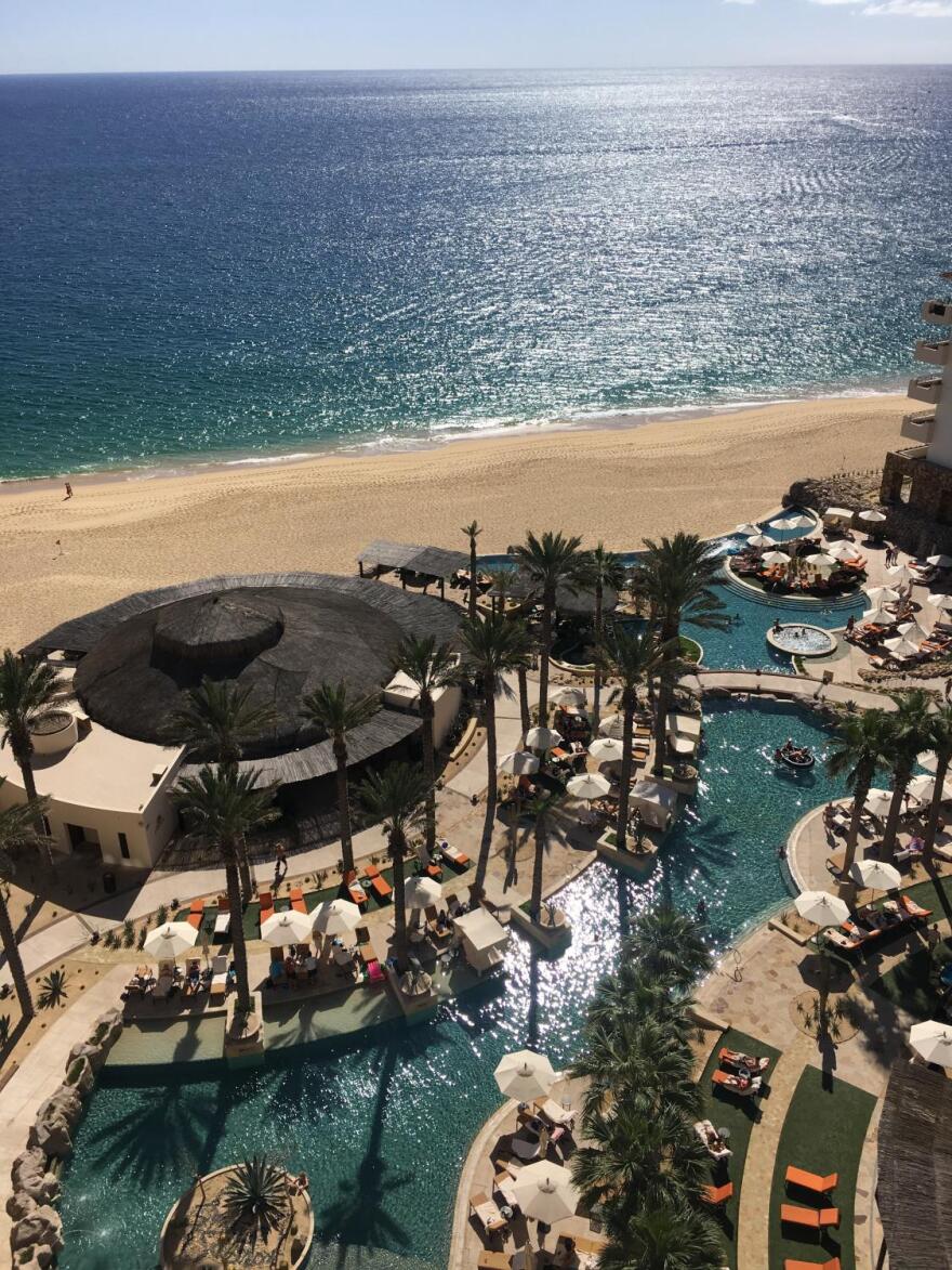 A beach-front resort in Cabo San Lucas