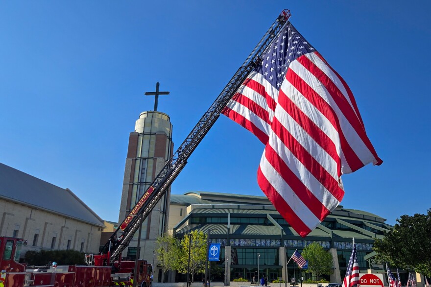 The funeral service for Army Private Isabella Gonzales of Carrollton was held at Prestonwood Church in Carrollton, Texas Aug. 1, 2026.