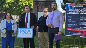Jeff Ney, vice president of the Pennsylvania State Education Association, speaks about the potential consequences of eliminating federal education funding.