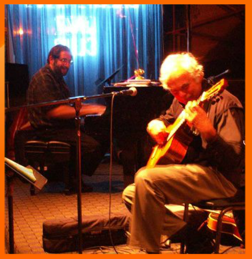 Phil DeGreg & master guitarist Gene Bertoncini at the Irish Heritage Center, Saturday, October 6th