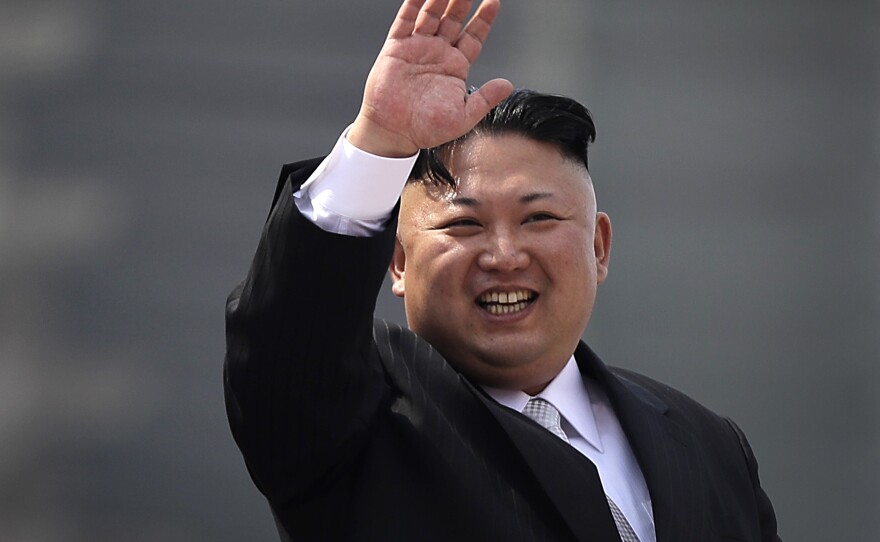 North Korean leader Kim Jong Un was reportedly silent during the marking of his grandfather's, the nation's founder, birthday. A top official, however, accused Donald Trump of "creating a war situation"on Saturday.