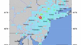 USGS reported a 4.8 magnitude earthquake was recorded near Whitehouse Station, NJ.