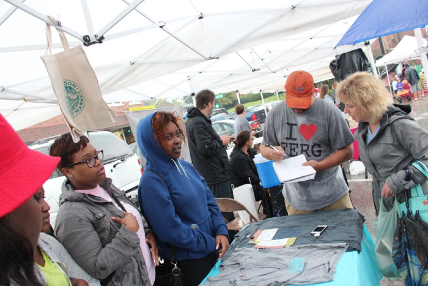 At the Ferguson Farmers Market August 2014