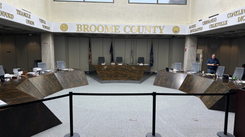 Broome County legislature chamber