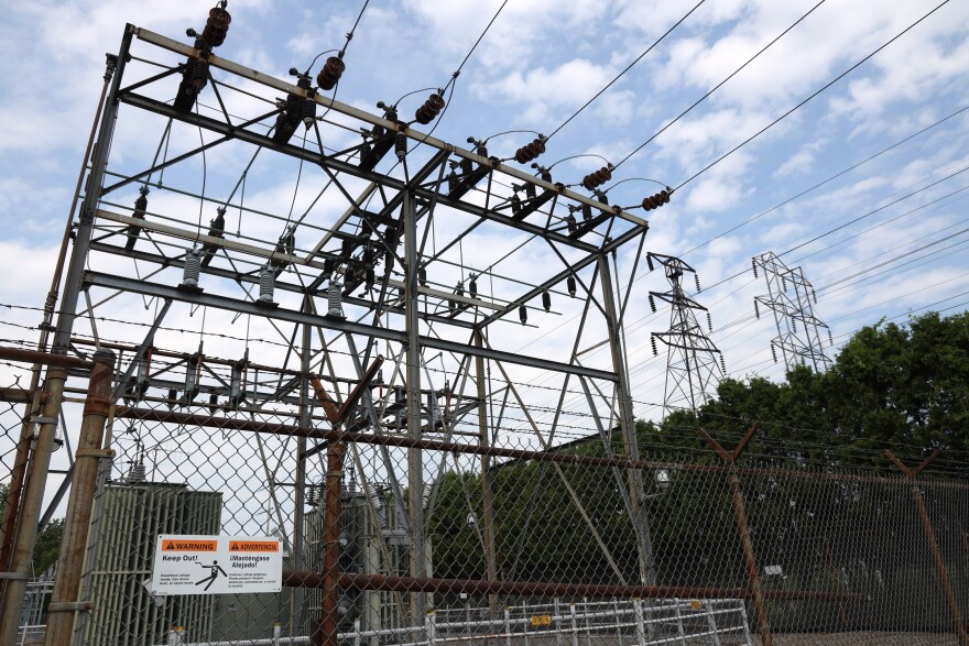 The RG&E Henrietta electric substation on South Winton Road.