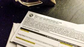 Voters who wish to cast their absentee ballot by mail must attest they won't be available on Election Day. A House bill would add that they're also not available in the 28 days before the election, when early voting is available.