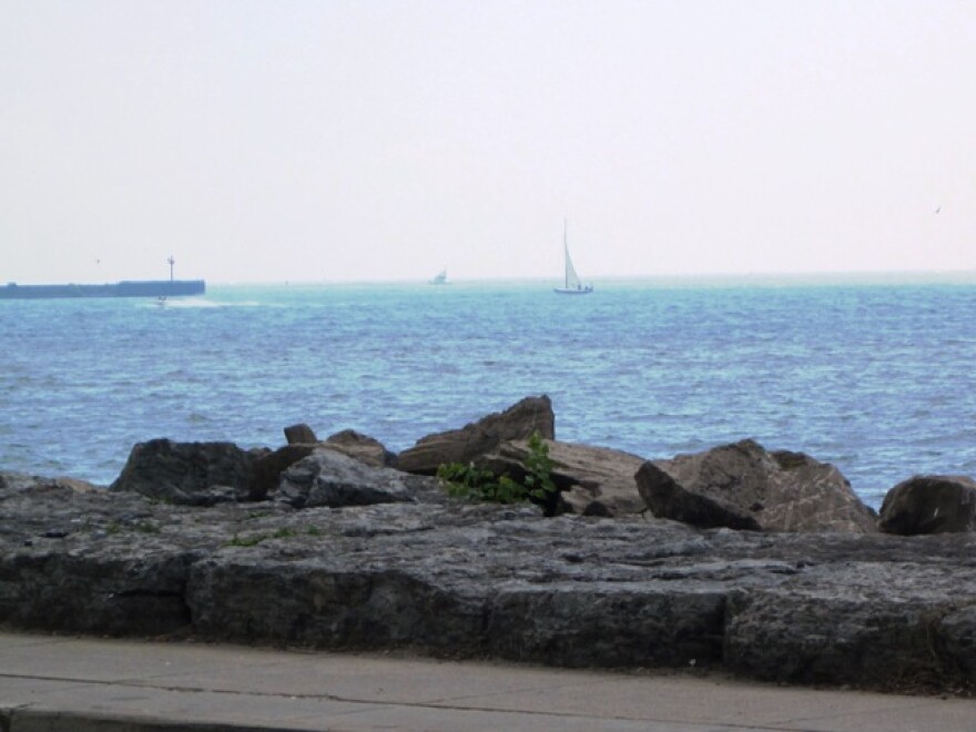 Lake Erie in downtown Buffalo