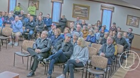 Dozens gathered as the St. John Town Council voted on the fate of the town's park board during a special council meeting Apr. 18.