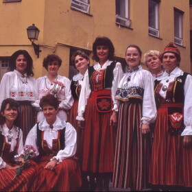 Estonian chorale group in Tallin.