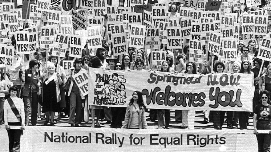 Illinois has ratified the Equal Rights Amendment, more than 40 years after an estimated 10,000 people marched on the Capitol building in Springfield, Ill., to urge approval.