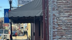 Harold's Haunt, a "they bar" in Millvale, near Pittsburgh is photographed from the street.