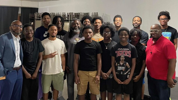 Participants in The Brotherhood Project. The group meets the last Saturday of every month at St. Andrews Missionary Baptist Church.