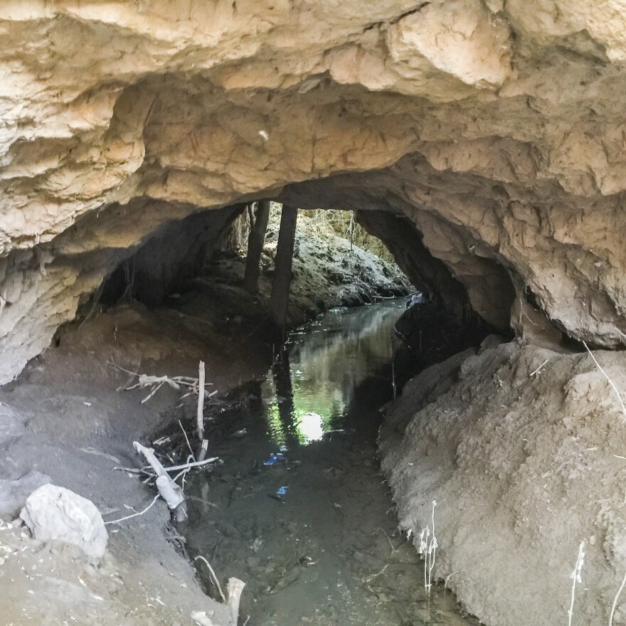 A <em>karez </em>in Turpan is part of a 1,000-mile network of ancient water tunnels.