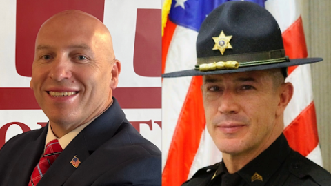 Shawn Nalepa (left) and Frank Lavore (right) are both announced their campaigns to become Tioga County (NY) sheriff in 2027.
