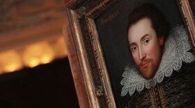 A portrait of William Shakespeare is pictured in London on March 9, 2009. (Leon Neal/AFP/Getty Images) 