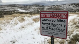 The entrance to a coal mine in northwest Colorado, taken in 2018. 