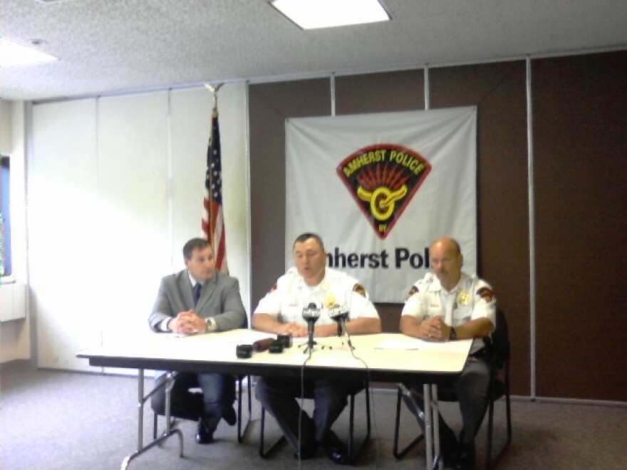 Amherst Police brief reporters on attempted murder of six month old girl