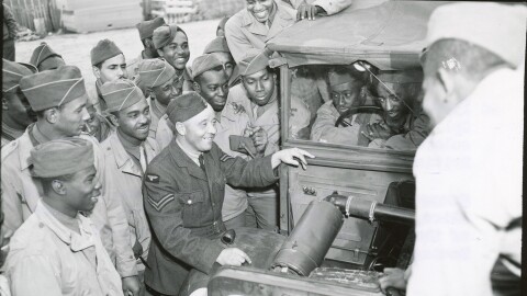 America's segregated Army in the U.K. during WWII.