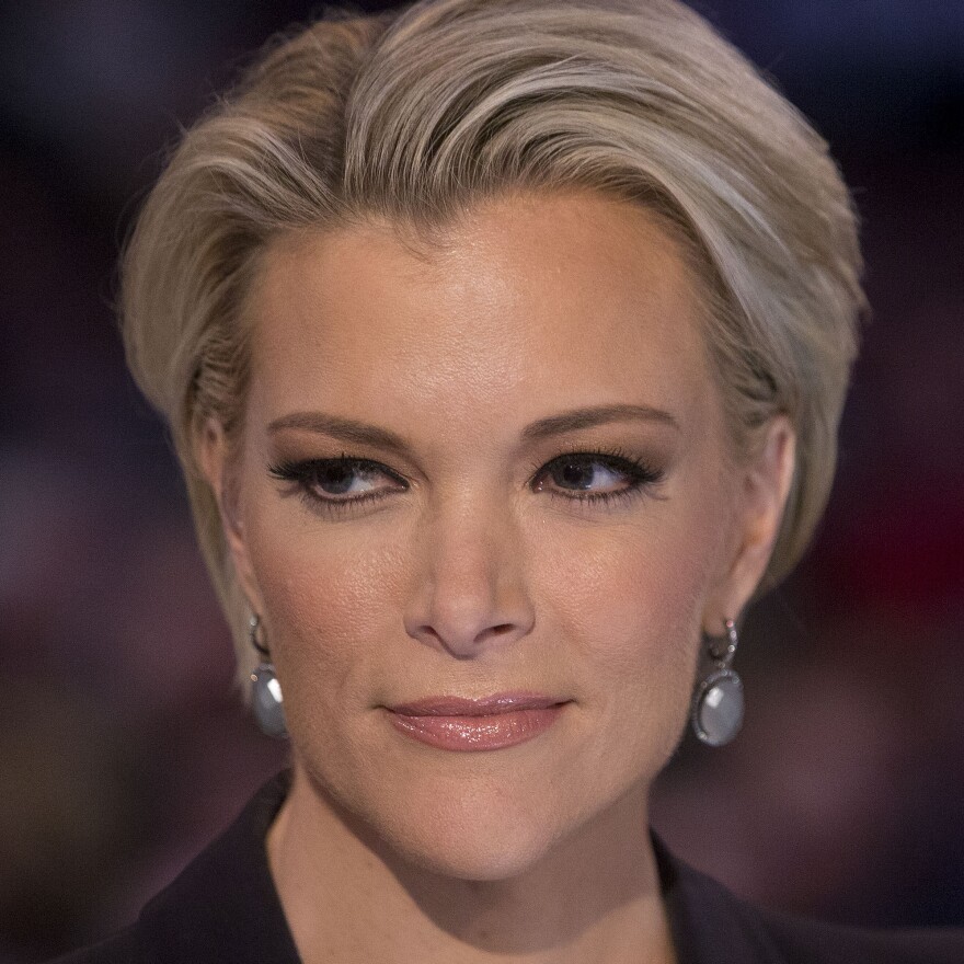 Fox News anchor Megyn Kelly waits to begin the Republican presidential candidate debate in January.