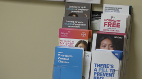 brochures at a Planned Parenthood office